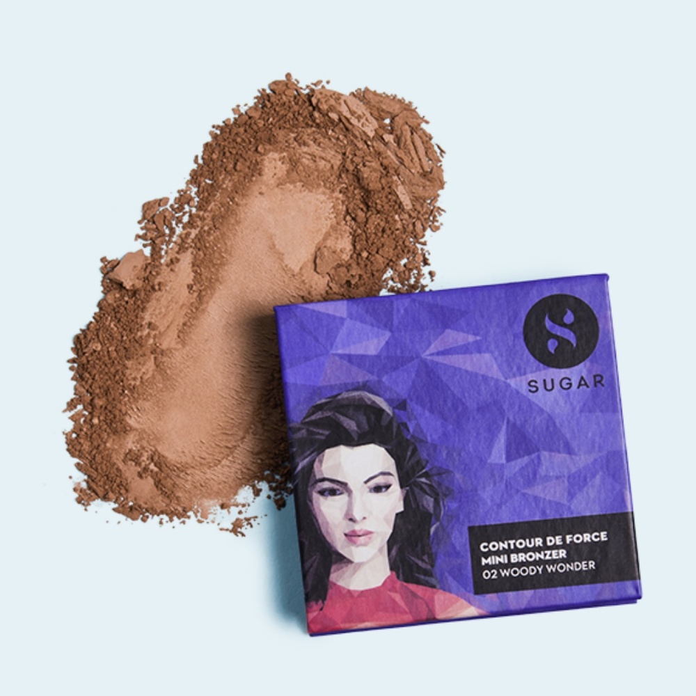 Contour De Force Mini Bronzer - Woody Wonder